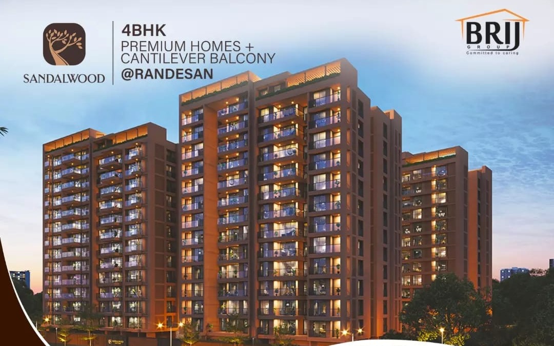 4 BHK Apartment/Flat in gandhinagar Gandhinagar for Sale